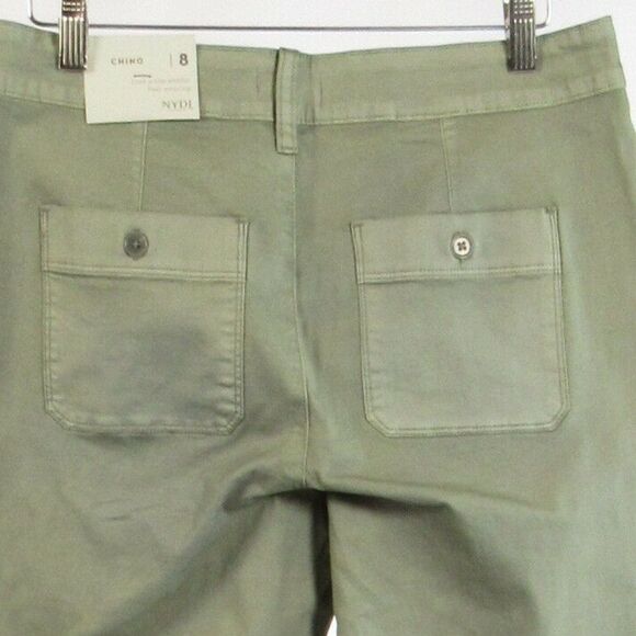 Stone gray NYDJ capri pants 8 NWT $114.00 - Picture 4 of 4